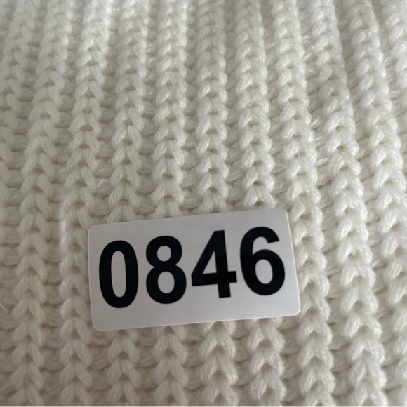 Abercrombie White Sleeveless Knit Sweater vest tunic 20846 - Picture 6 of 6